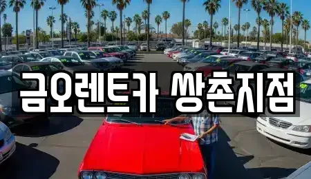 광주 서구 마륵동 장기렌트카 전문 금오렌트카 쌍촌지점