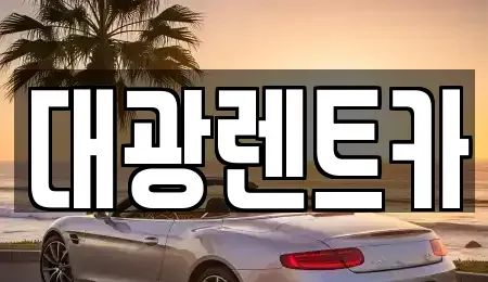 광주광역시 북구 풍향동 장기렌트카 전문 대광렌트카