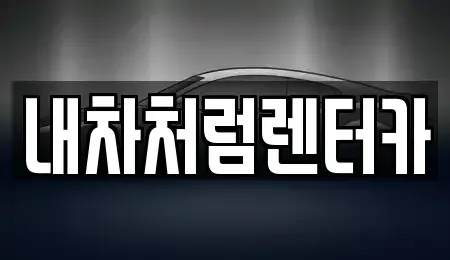 대구 서구 상리동 렌트카 전문 내차처럼렌터카