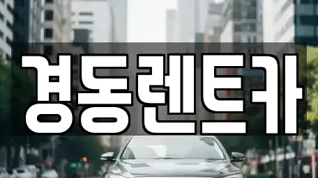 대구광역시 중구 덕산동 렌트카 전문 경동렌트카