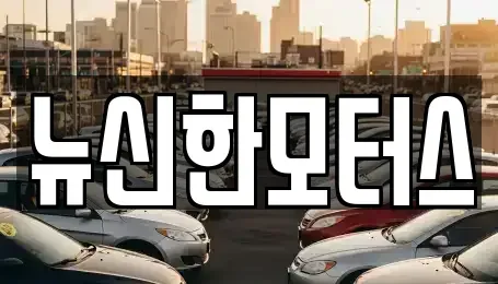대전 동구 효동 중고차매매 전문 뉴신한모터스