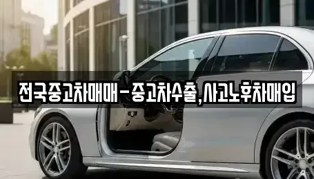 대전 동구 효동 중고차매입 전문 전국중고차매매-중고차수출,사고노후차매입