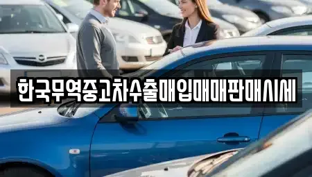 대전 동구 효동 중고차매입 전문 한국무역중고차수출매입매매판매시세