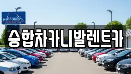 대전 유성구 신봉동 렌트카 전문 승합차카니발렌트카