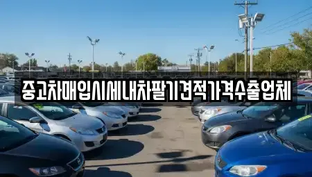 대전 유성구 신봉동 중고차 전문 중고차매입시세내차팔기견적가격수출업체