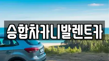대전 중구 석교동 렌트카 전문 승합차카니발렌트카