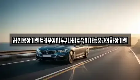 대전 중구 석교동 렌트카 전문 저신용장기렌트카무심사누구나바로즉시가능중고신차장기렌