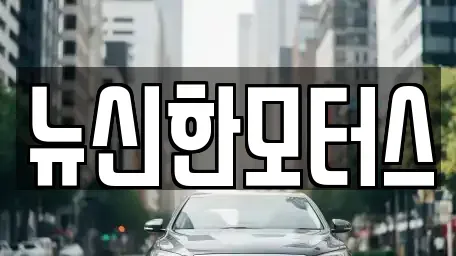 대전 중구 석교동 중고차매매 전문 뉴신한모터스