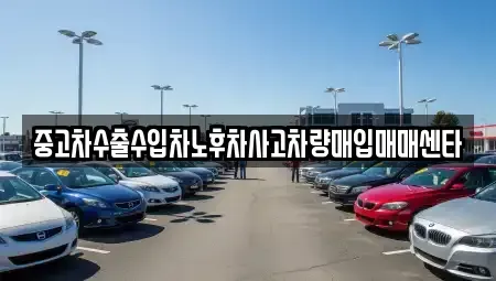 대전 중구 석교동 중고차매입 전문 중고차수출수입차노후차사고차량매입매매센타