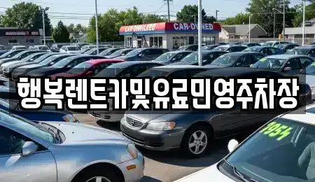 부산 금정구 남산동 렌트카 전문 행복렌트카및유료민영주차장