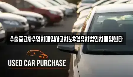 부산 금정구 남산동 중고차 전문 수출중고차수입차매입사고차노후경유차법인차매입센타
