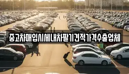 부산 금정구 중고차매입 전문 중고차매입시세내차팔기견적가격수출업체