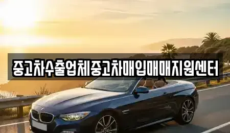 부산 금정구 중고차매입 전문 중고차수출업체중고차매입매매지원센터
