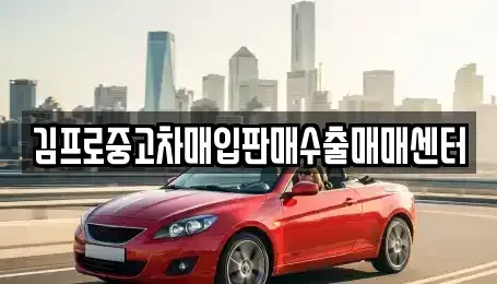 부산 중구 남포동5가 중고차매입 전문 김프로중고차매입판매수출매매센터