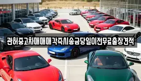 서울 영등포구 양평동1가 중고차 전문 관허중고차매매매각즉시송금당일이전무료출장견적