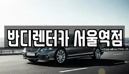서울 중구 태평로1가 렌트카 전문 반디렌터카 서울역점