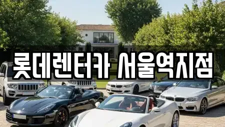 서울특별시 서대문구 미근동 렌트카 전문 롯데렌터카 서울역지점