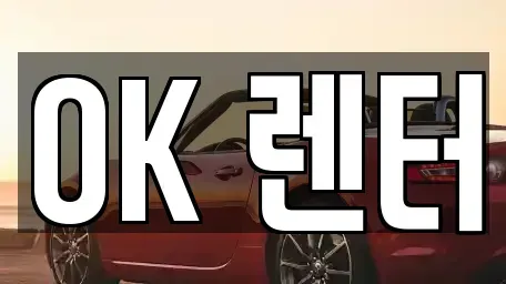 서울특별시 성북구 보문동4가 렌트카 전문 OK 렌터