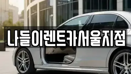 서울특별시 성북구 보문동4가 렌트카 전문 나들이렌트카서울지점