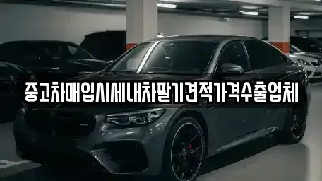 서울특별시 종로구 종로3가 중고차매입 전문 중고차매입시세내차팔기견적가격수출업체