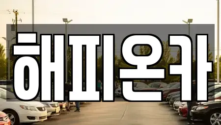 서울특별시 중구 필동3가 중고차매매 전문 해피온카