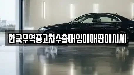 전남 고흥군 풍양면 중고차 전문 한국무역중고차수출매입매매판매시세