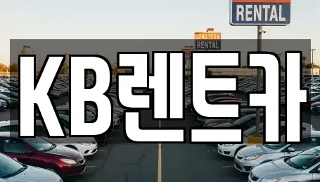 전남 목포시 북교동 렌트카 전문 KB렌트카