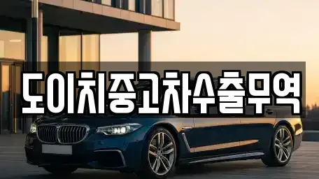 전남 목포시 북교동 중고차 전문 도이치중고차수출무역