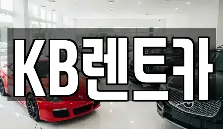 전남 목포시 중동1가 렌트카 전문 KB렌트카