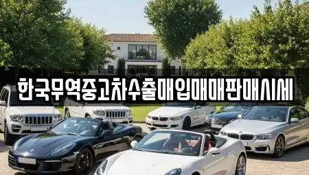 전라남도 담양군 수북면 중고차매매 전문 한국무역중고차수출매입매매판매시세
