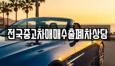 전라남도 신안군 압해읍 중고차 전문 전국중고차매매수출폐차상담