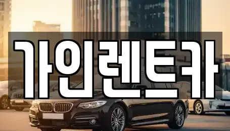 전북 전주시 완산구 효자동1가 렌트카 전문 가인렌트카