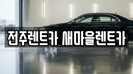 전북 전주시 완산구 효자동1가 렌트카 전문 전주렌트카 새마을렌트카