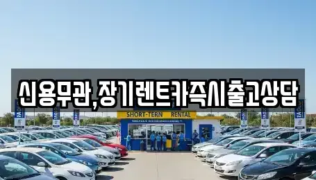 제주 제주시 삼양삼동 장기렌트카 전문 신용무관,장기렌트카즉시출고상담