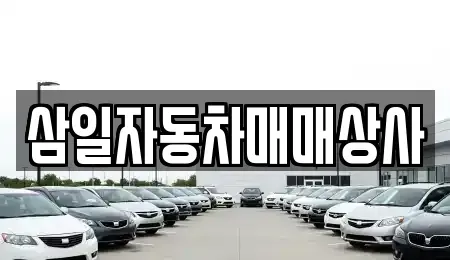 제주특별자치도 서귀포시 서호동 중고차매매 전문 삼일자동차매매상사
