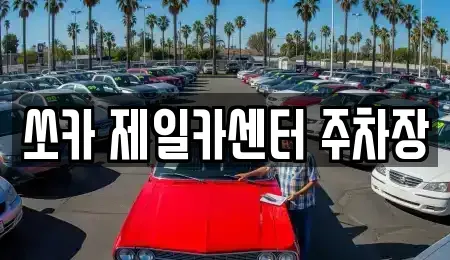 충남 태안군 렌트카 전문 쏘카 제일카센터 주차장