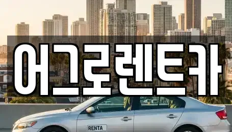 충북 청주시 상당구 용암동 렌트카 전문 어그로렌트카