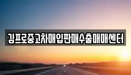 충북 청주시 상당구 용암동 중고차매입 전문 김프로중고차매입판매수출매매센터