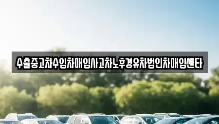 충북 청주시 상당구 용암동 중고차매입 전문 수출중고차수입차매입사고차노후경유차법인차매입센타