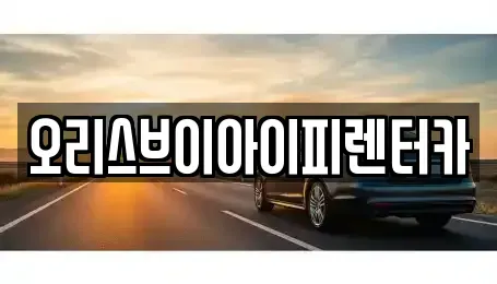 충청남도 공주시 렌트카 전문 오리스브이아이피렌터카