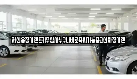 충청남도 공주시 장기렌트카 전문 저신용장기렌트카무심사누구나바로즉시가능중고신차장기렌