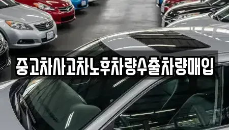 충청남도 논산시 지산동 중고차 전문 중고차사고차노후차량수출차량매입