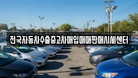 충청북도 영동군 용산면 중고차 전문 전국자동차수출중고차매입매매판매시세센터