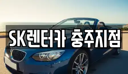 충청북도 충주시 달천동 장기렌트카 전문 SK렌터카 충주지점